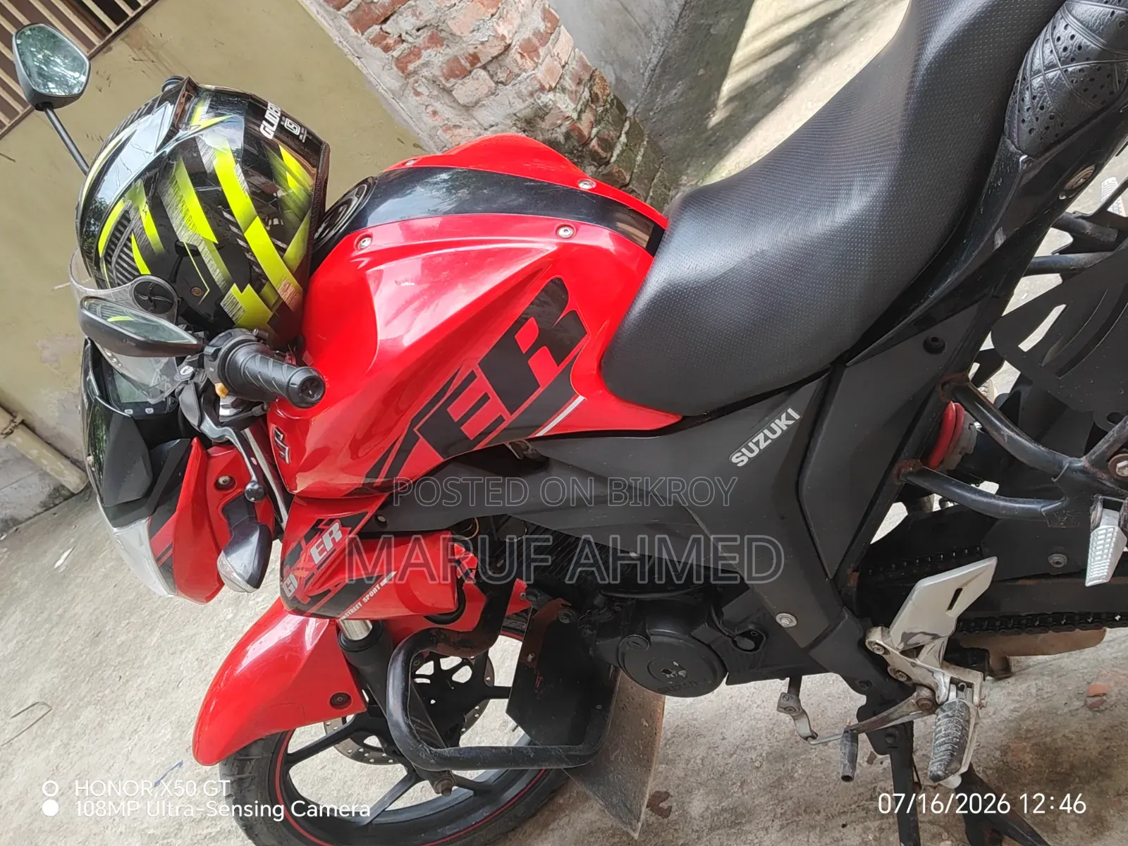 Suzuki Gixxer 2018 Red