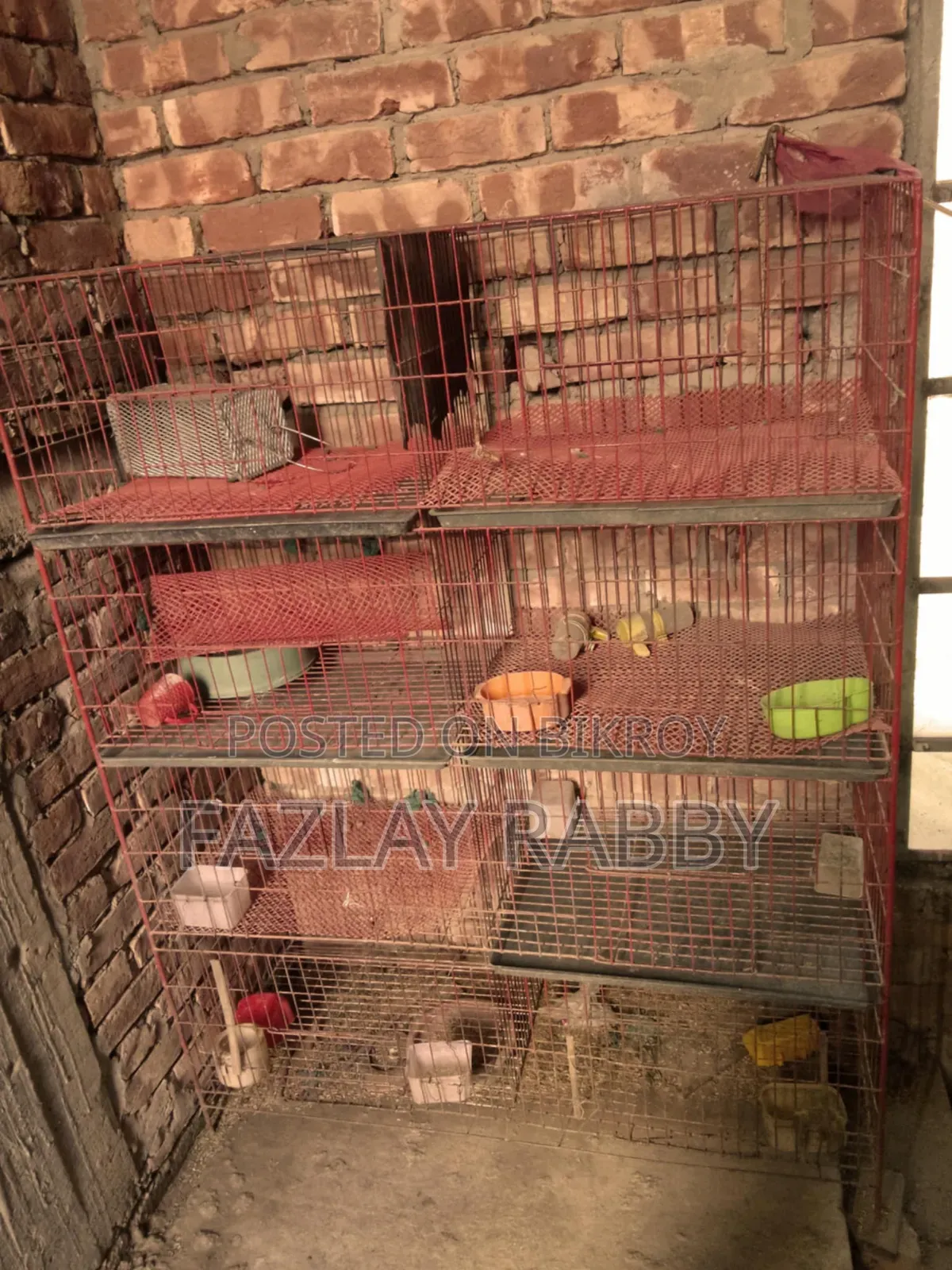 ৮ কম্পার্টমেন্টের লোহার মুরগির খাঁচা