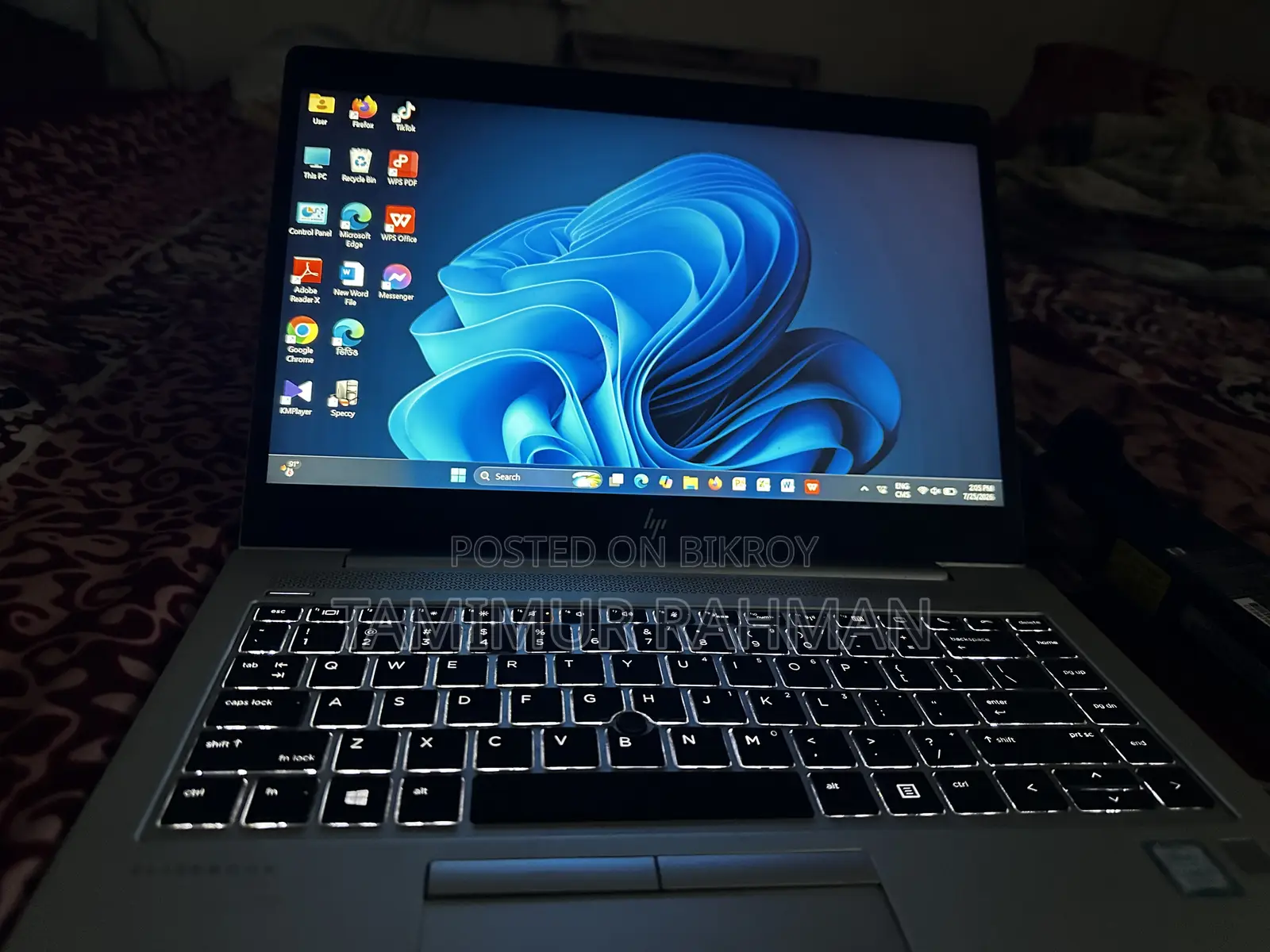 Laptop HP EliteBook 840 G6 8GB Intel Core i5 SSD 256GB