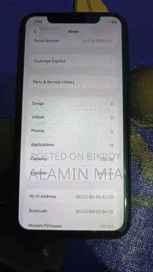 অ্যাপল আইফোন ১১ ১২৮ জিবি ব্ল্যাক