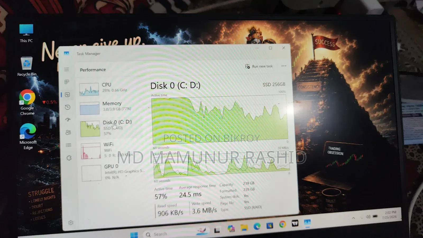 Laptop Dell XPS 13 (9350) 4GB Intel Core i5 SSD 256GB