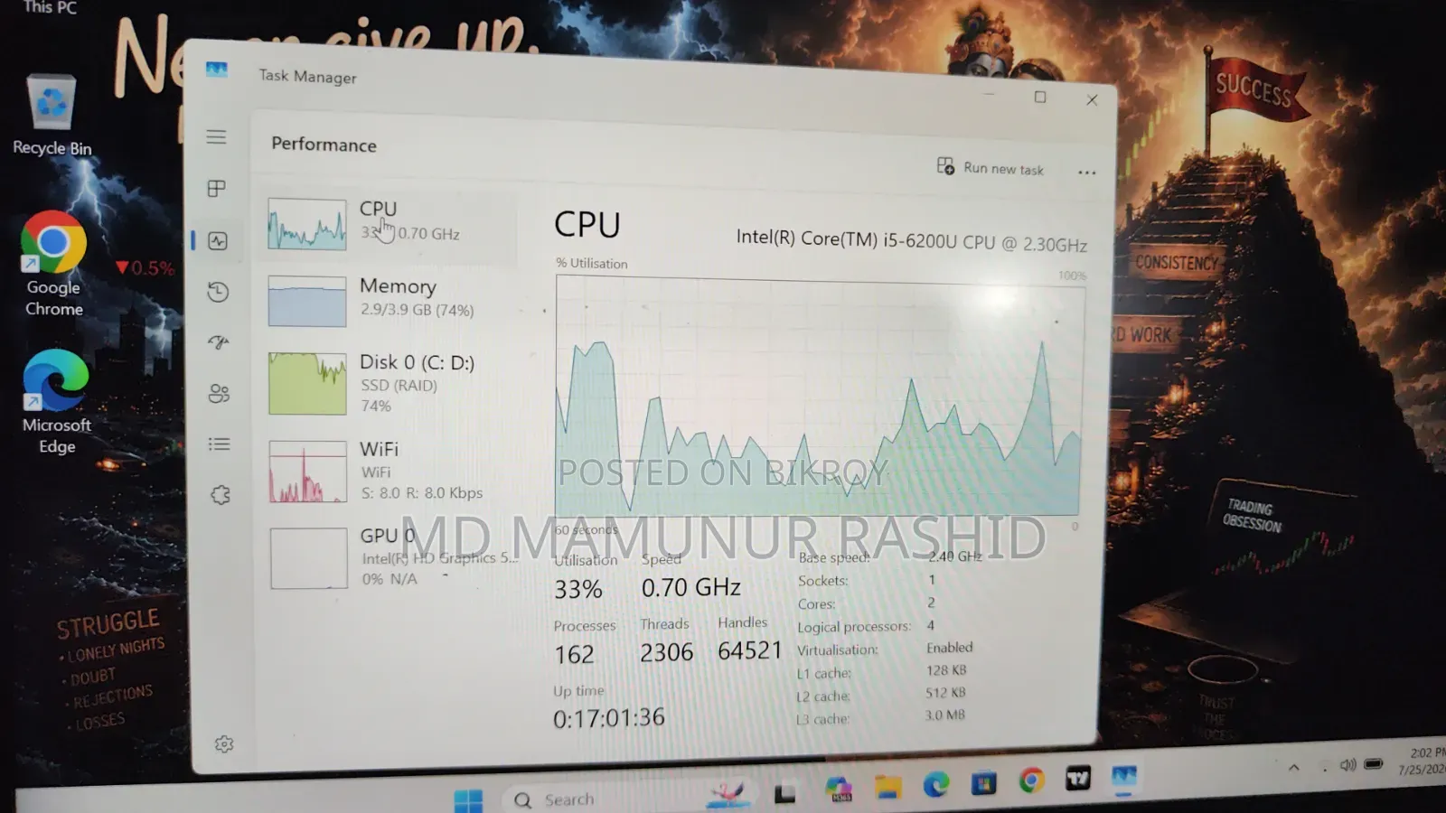 Laptop Dell XPS 13 (9350) 4GB Intel Core i5 SSD 256GB