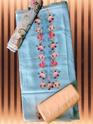 প্রিমিয়ার কোয়ালিটি সম্পন্ন জমজম আনস্টিচ থ্রি পিস 👗