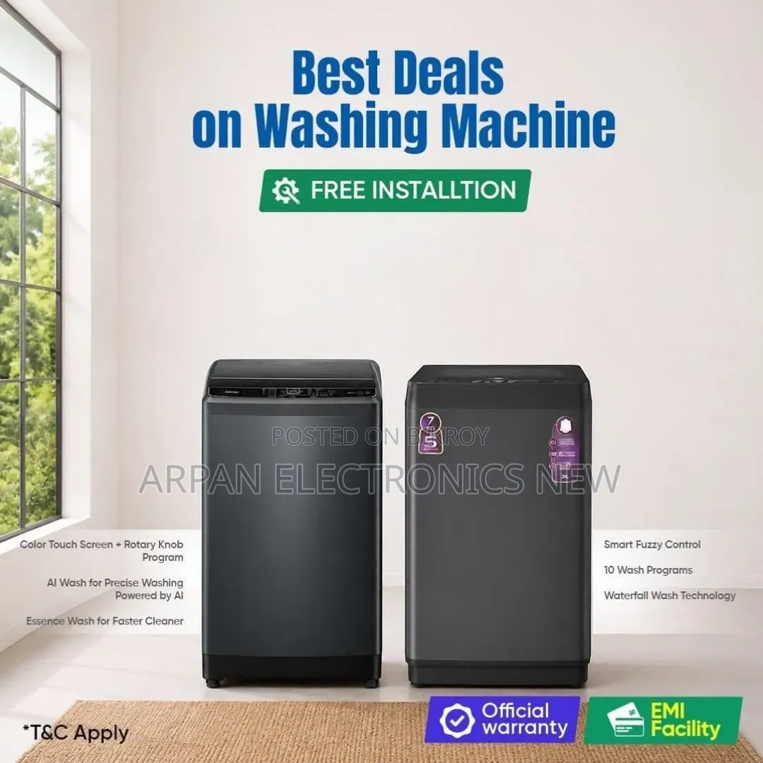 Grab the Haier Hwm100-316s6 Top-Load Washing Machine 10 Kg Today