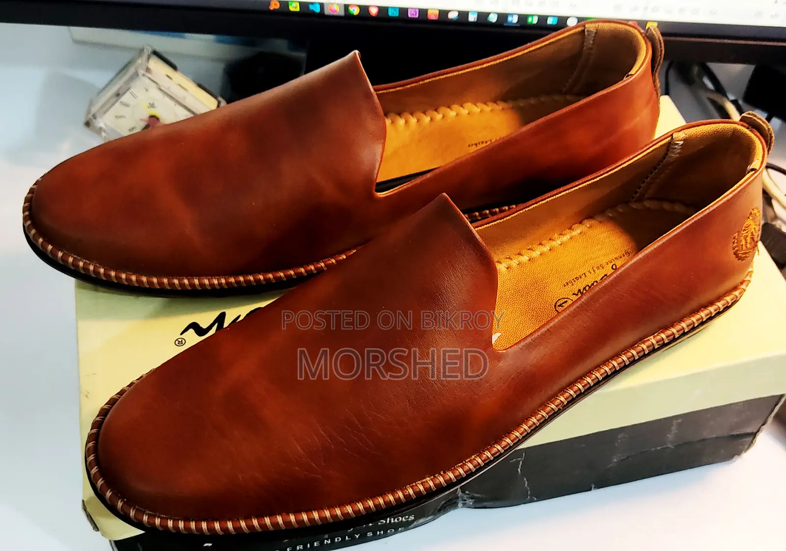 Original Big Boon Genuine Leather Men Shoes / Loafer (BD Size - 43)