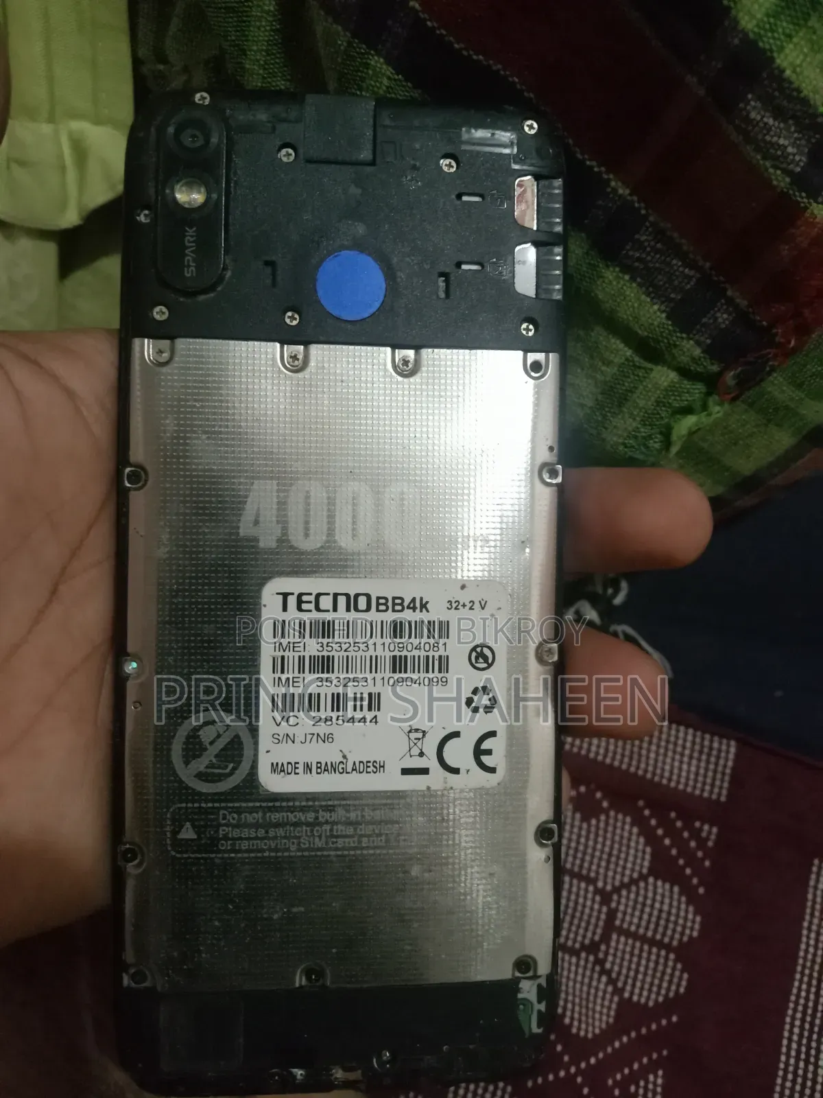 Tecno Spark 3 32 GB Blue