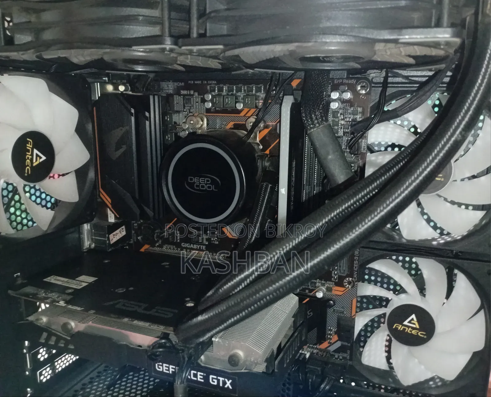 Deep Cool L240 a-RGB Liquid Cooler Aio With All Accessories+amd Bracket