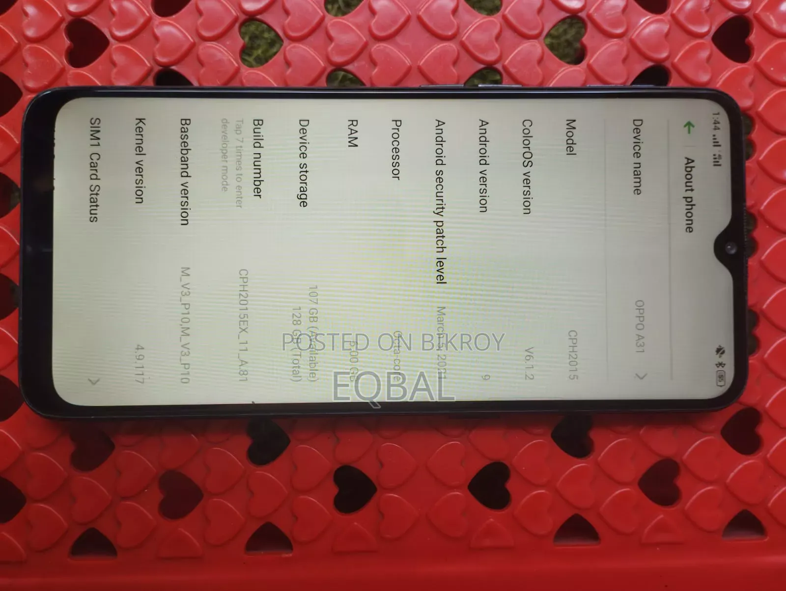 Oppo A31 128 GB Black