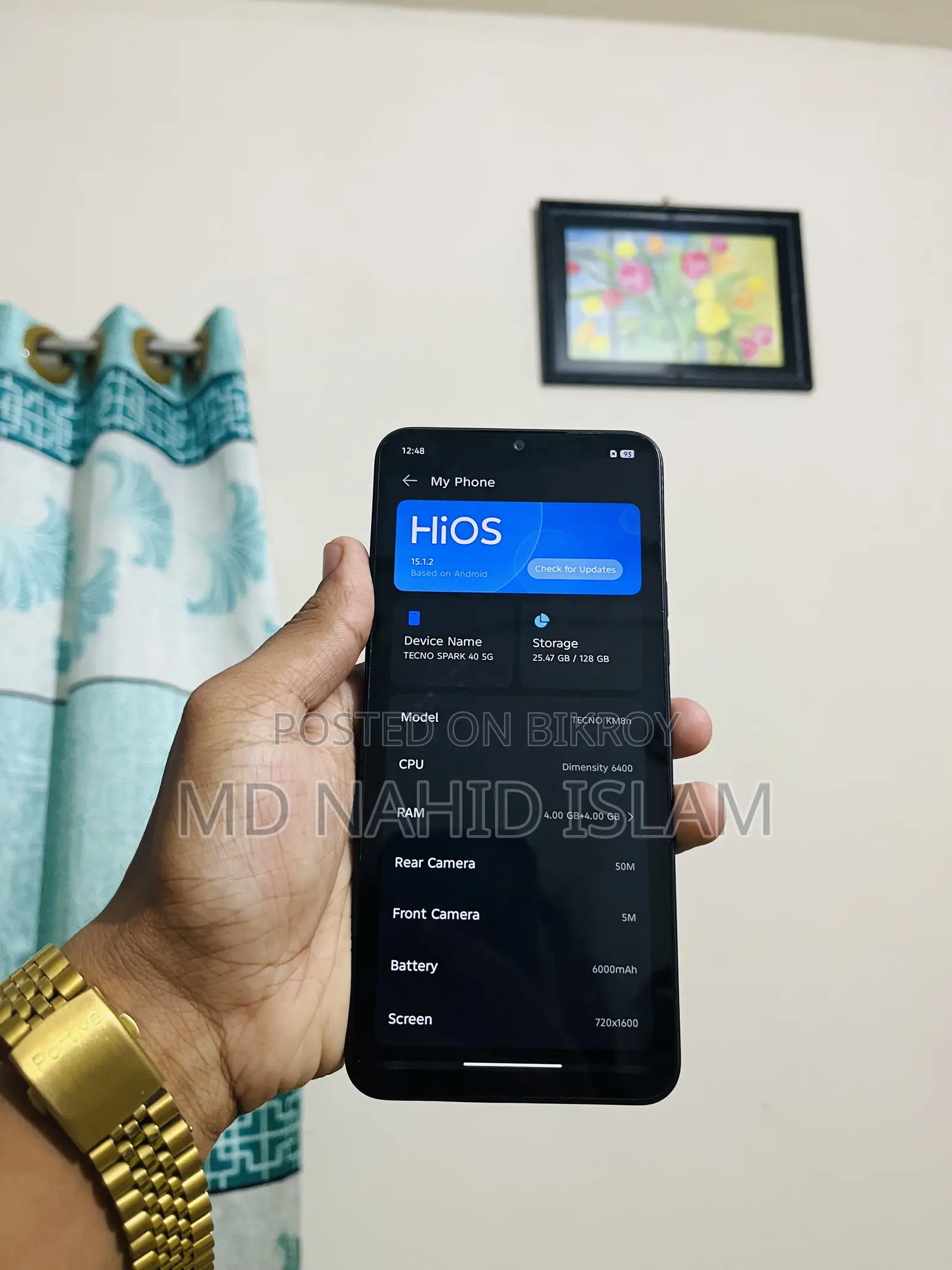 Tecno Spark 40 128 GB Blue