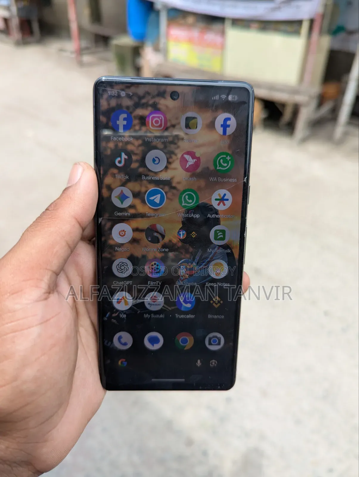 গুগল পিক্সেল ৭ ১২৮ জিবি ব্ল্যাক