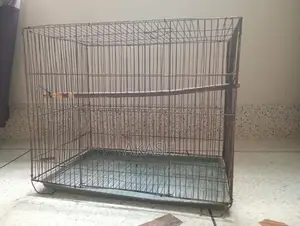 A bird cage will be sold at a low price