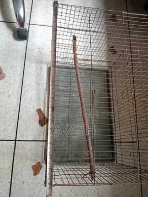 A bird cage will be sold at a low price