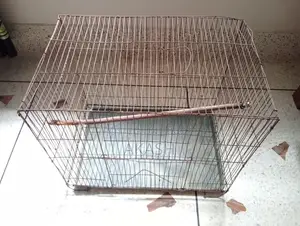 A bird cage will be sold at a low price