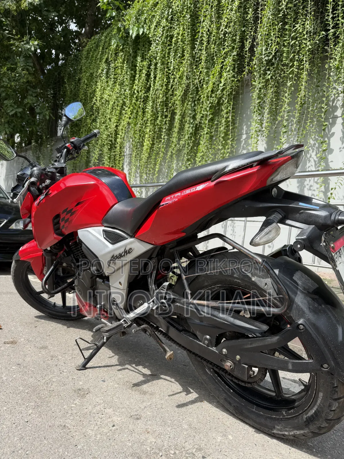 টিভিএস আপাচি আরটিআর ১৬০ ৪ভি ২০২২ লাল