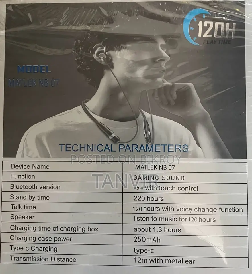 Matlek Wireless Neckband