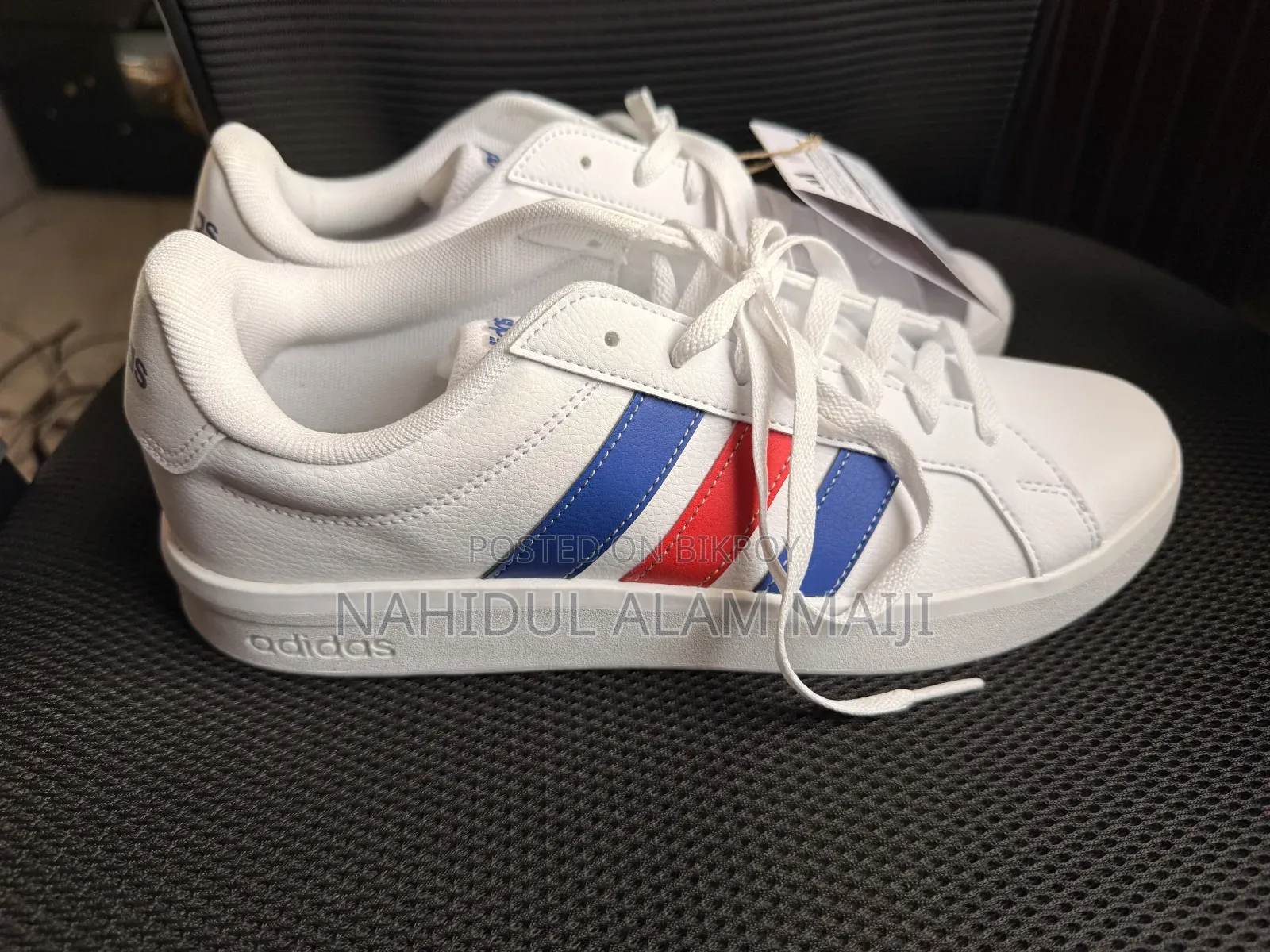 Adidas Cloudfoam White Sneakers - Size 44 (Brand New)