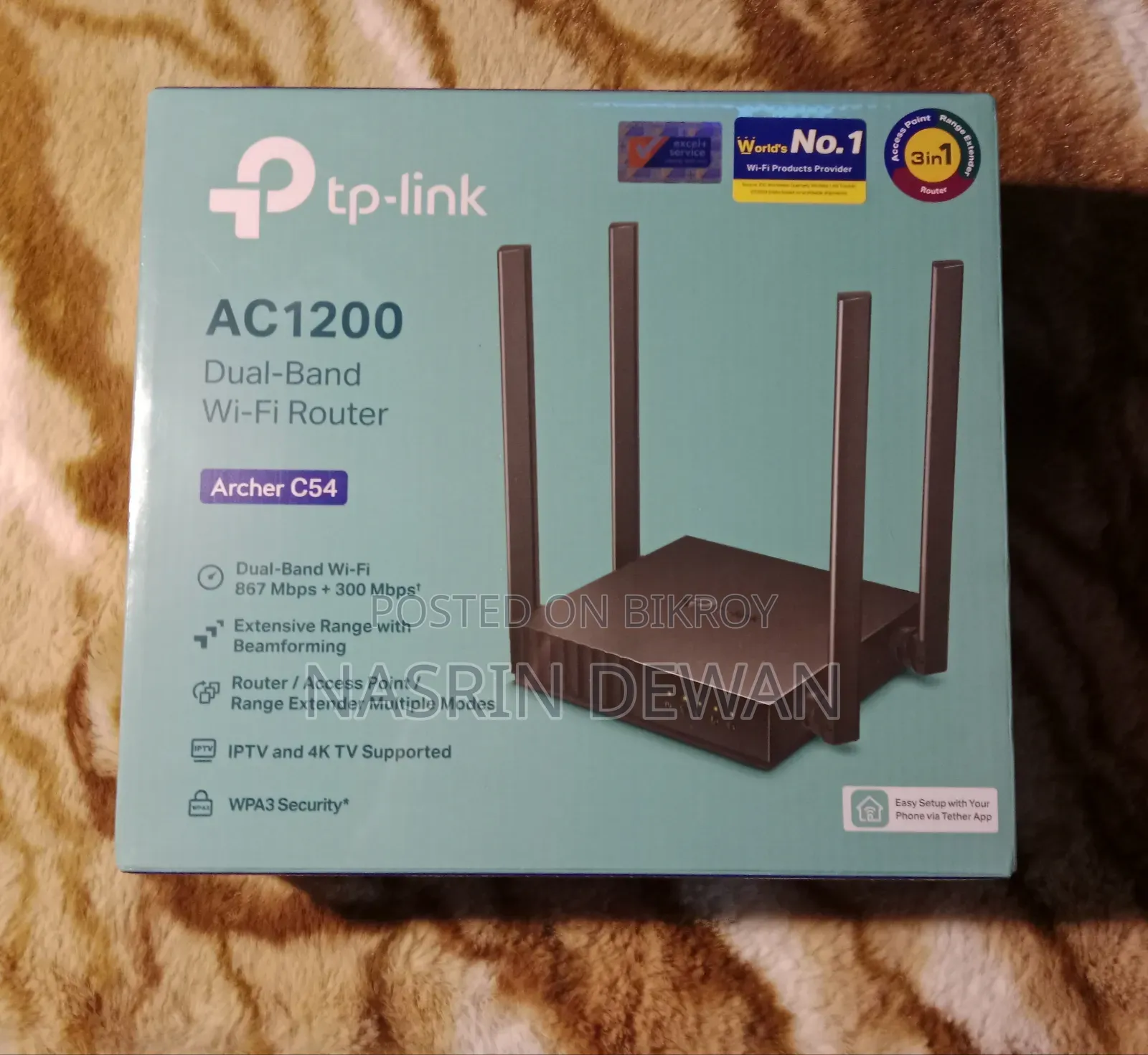 TP-Link Archer C54 একটি রাউটার বিক্রয় হবে।