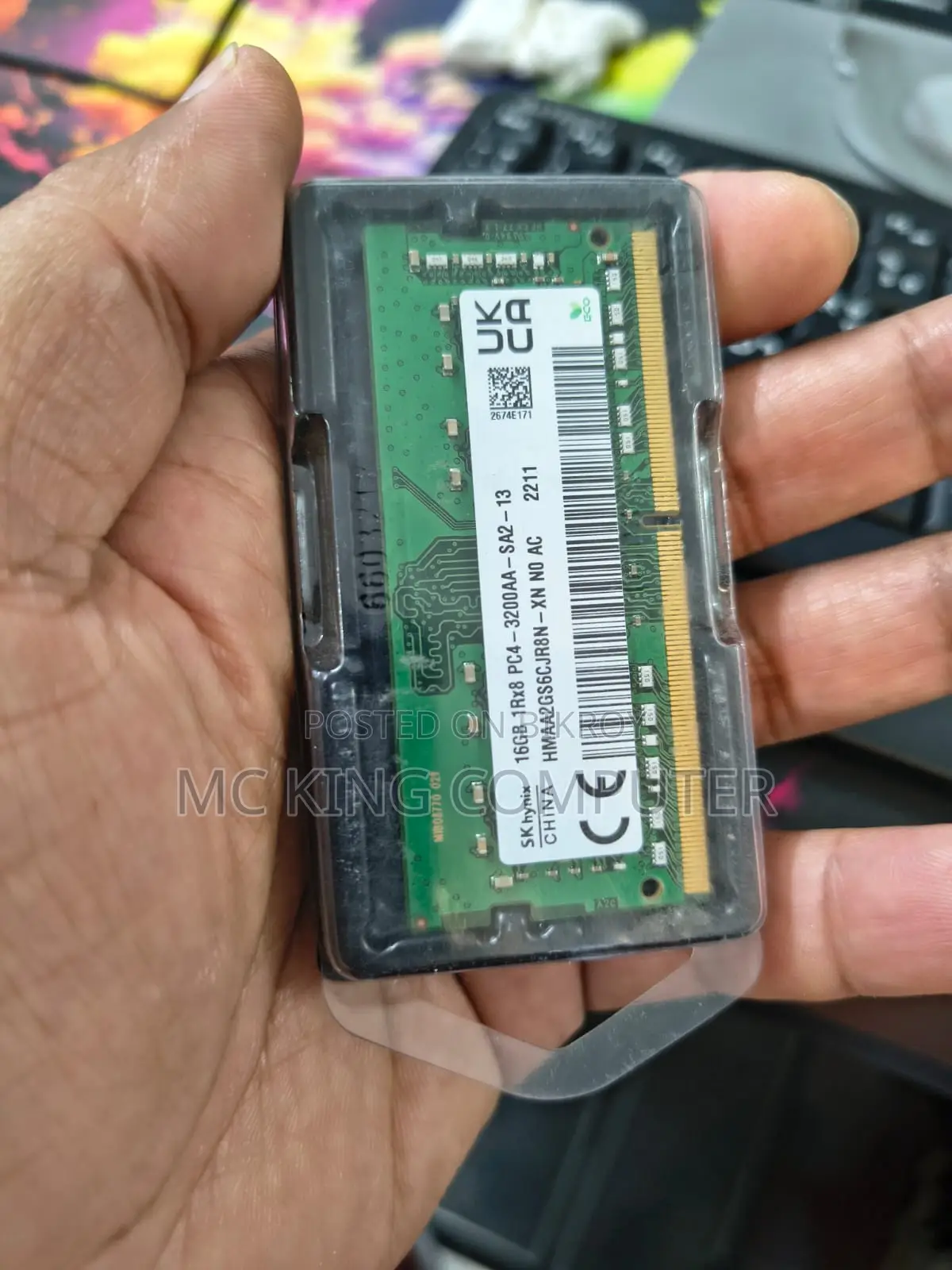 Sk-Hynix Ddr4 16gb Laptop RAM, 3200fsb