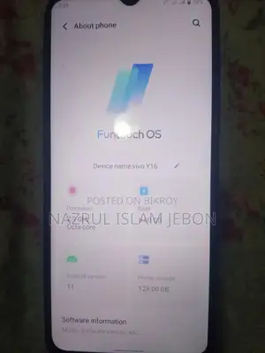 Vivo Y16 128 GB Black