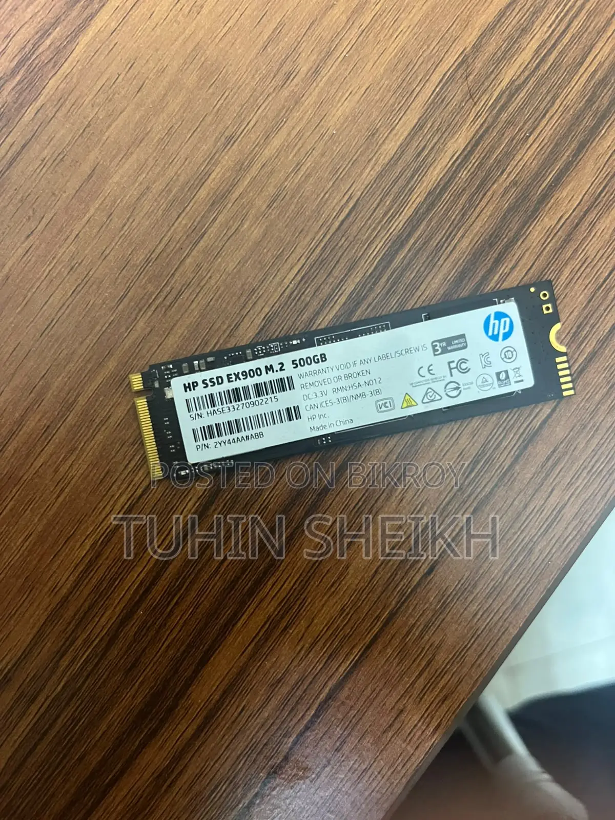 HP SSD Ex900 M.2 500gb