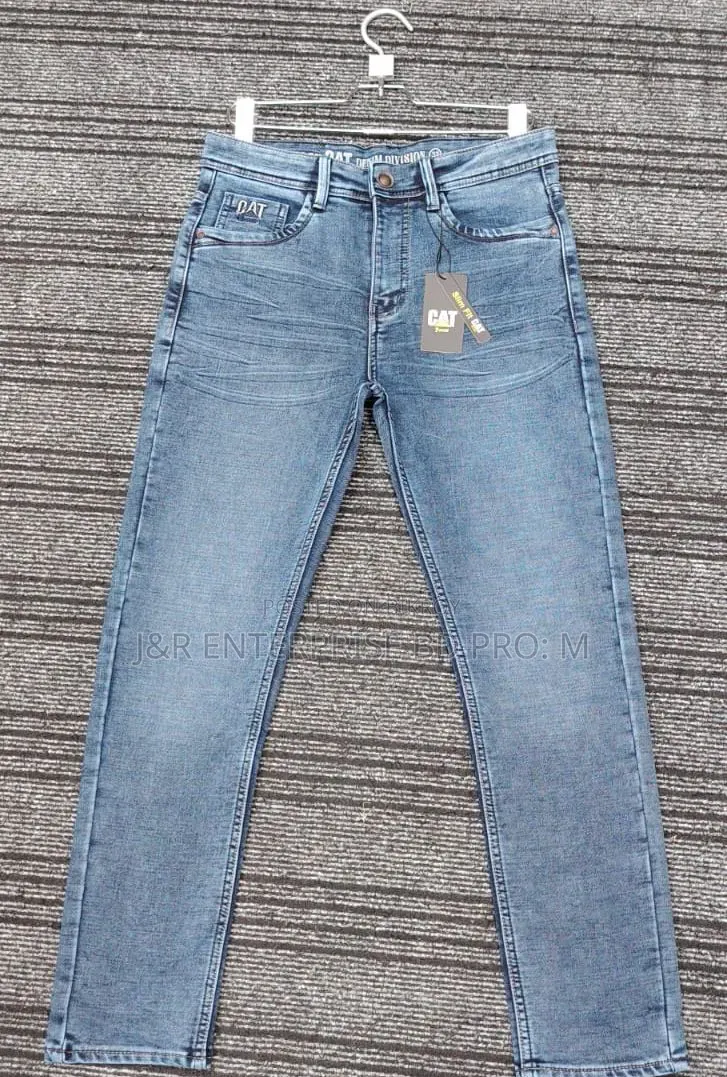 Stylish 4-pocket Denim Pants