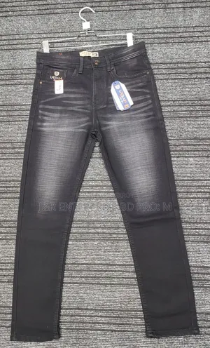 Stylish 4-pocket Denim Pants