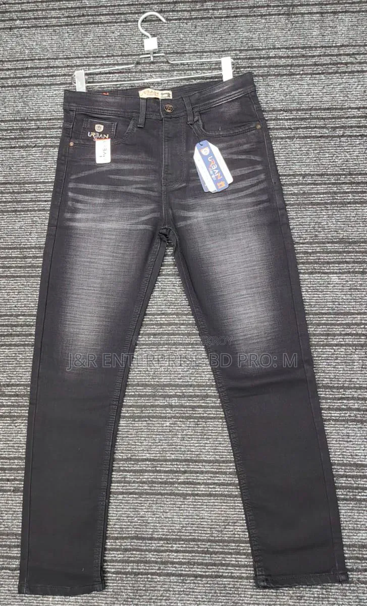 Stylish 4-pocket Denim Pants