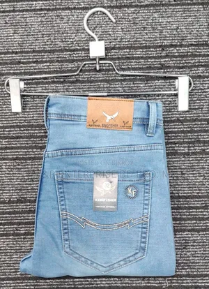 Stylish 4-pocket Denim Pants