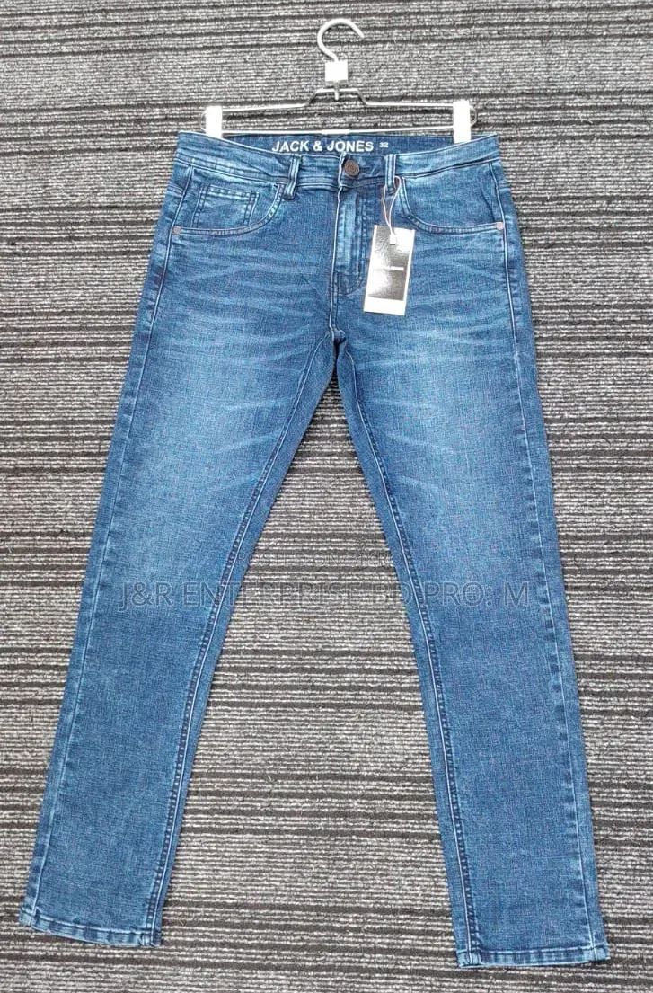 Stylish 4-pocket Denim Pants