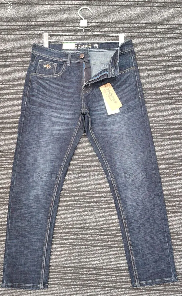 Stylish 4-pocket Denim Pants