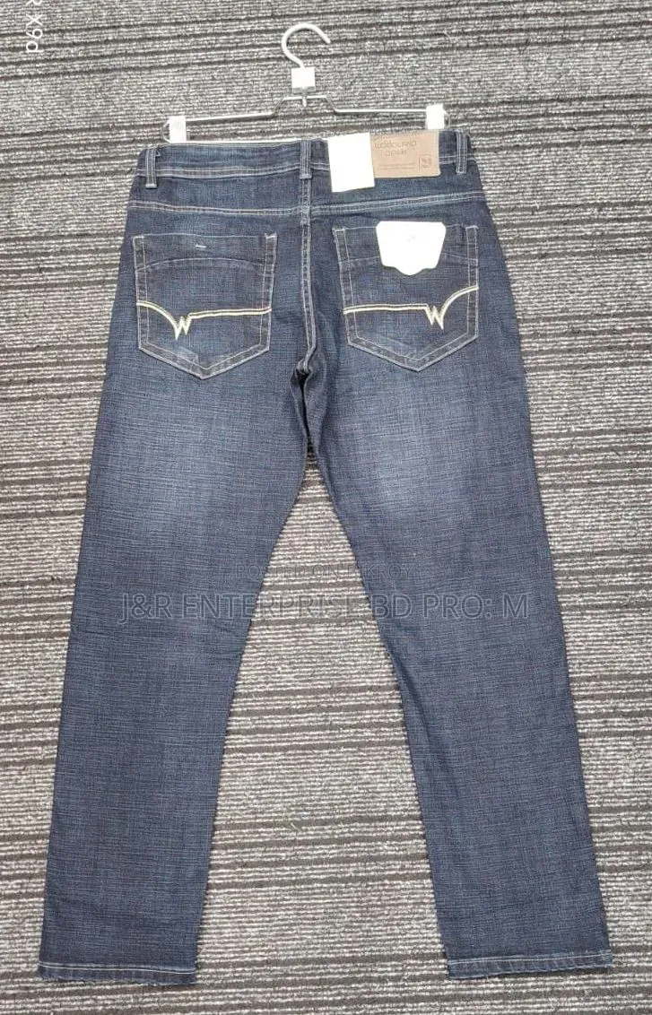 Stylish 4-pocket Denim Pants