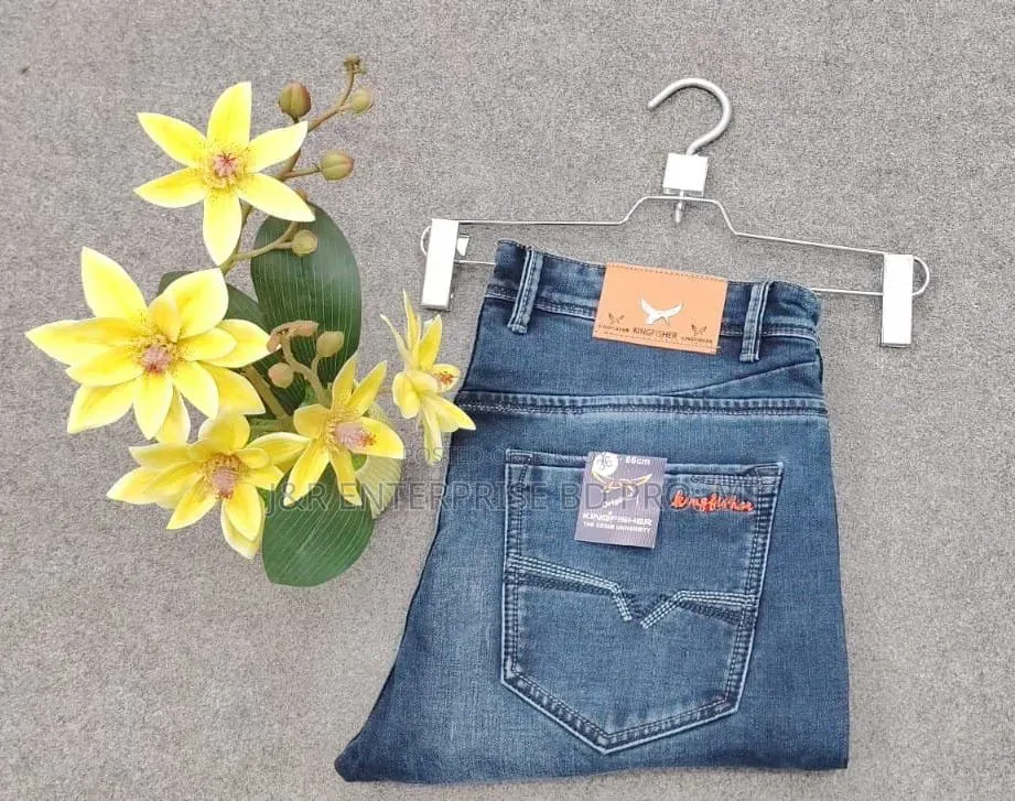 Stylish 4-pocket Denim Pants
