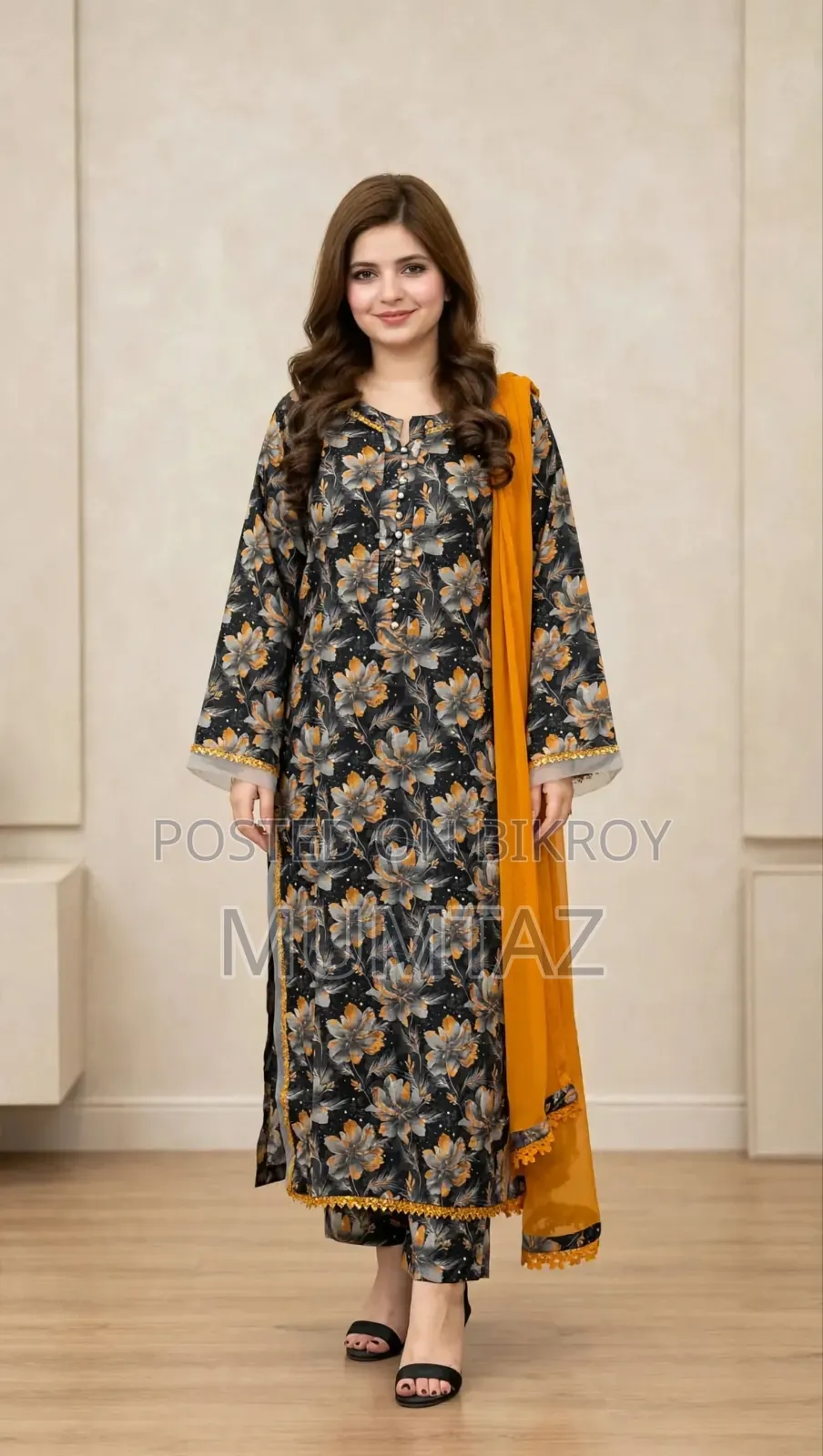 Cotton Readymade Three Piece