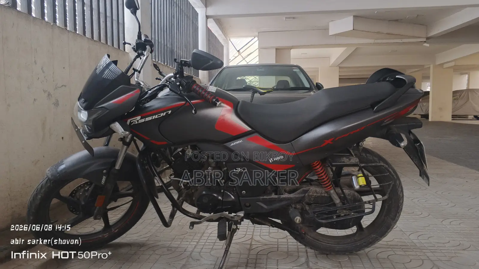 হিরো প্যাশন প্রো ২০২২ ব্ল্যাক
