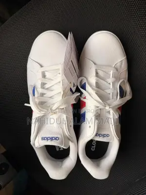 Adidas Cloudfoam White Sneakers - Size 44 (Brand New)