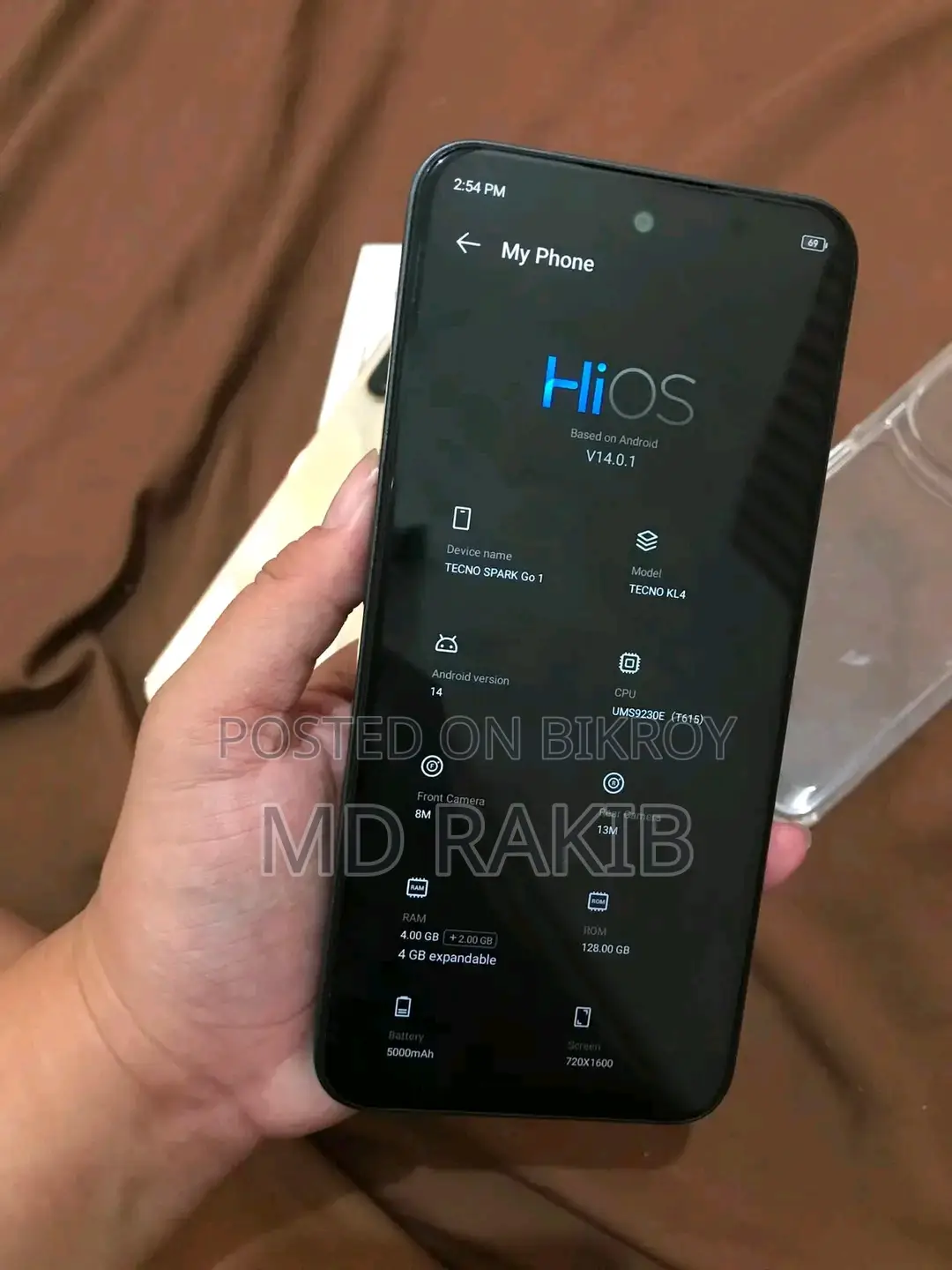 Tecno Spark Go 3 128 GB Black
