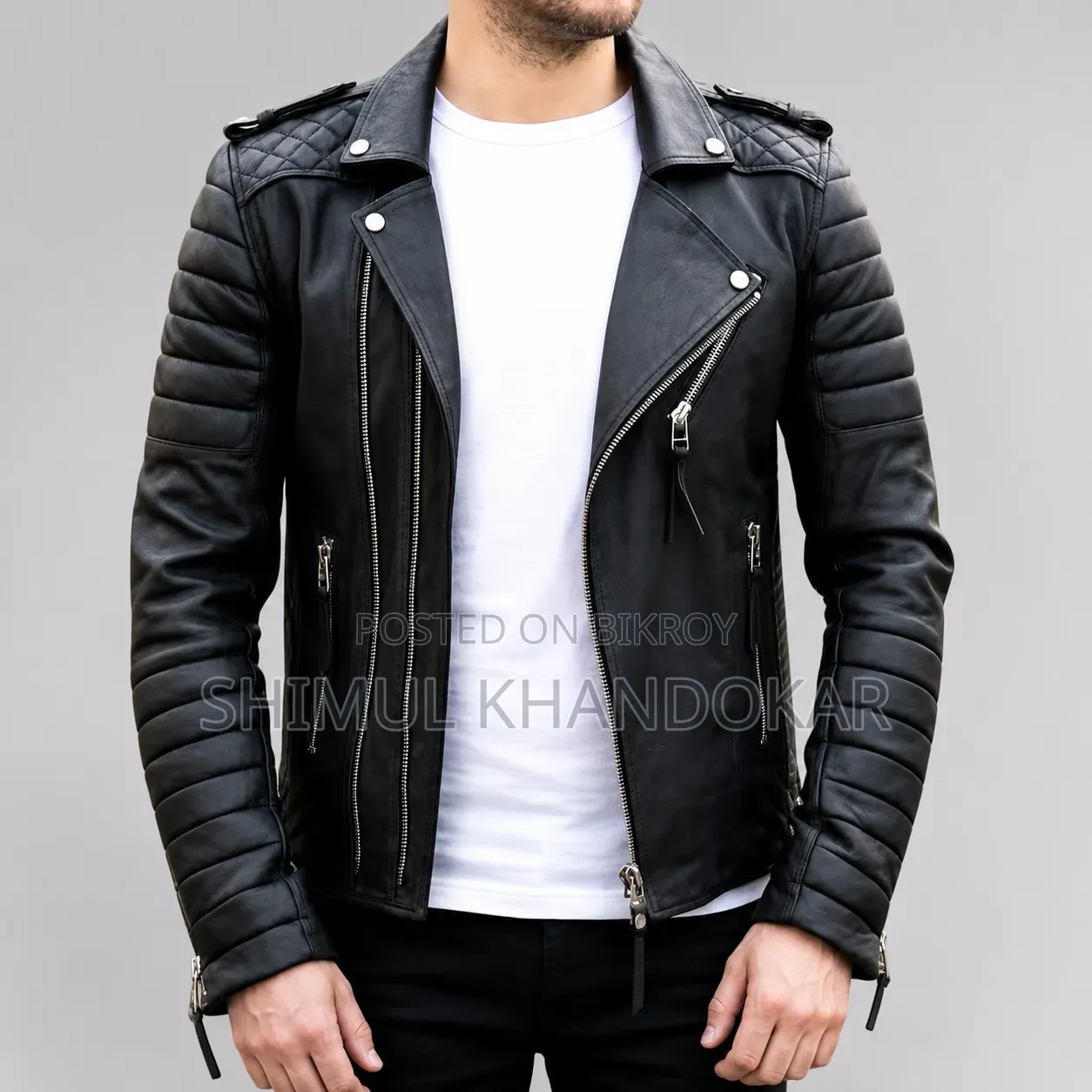 Leather jacket from Leather Tailor.
Price: 10600/