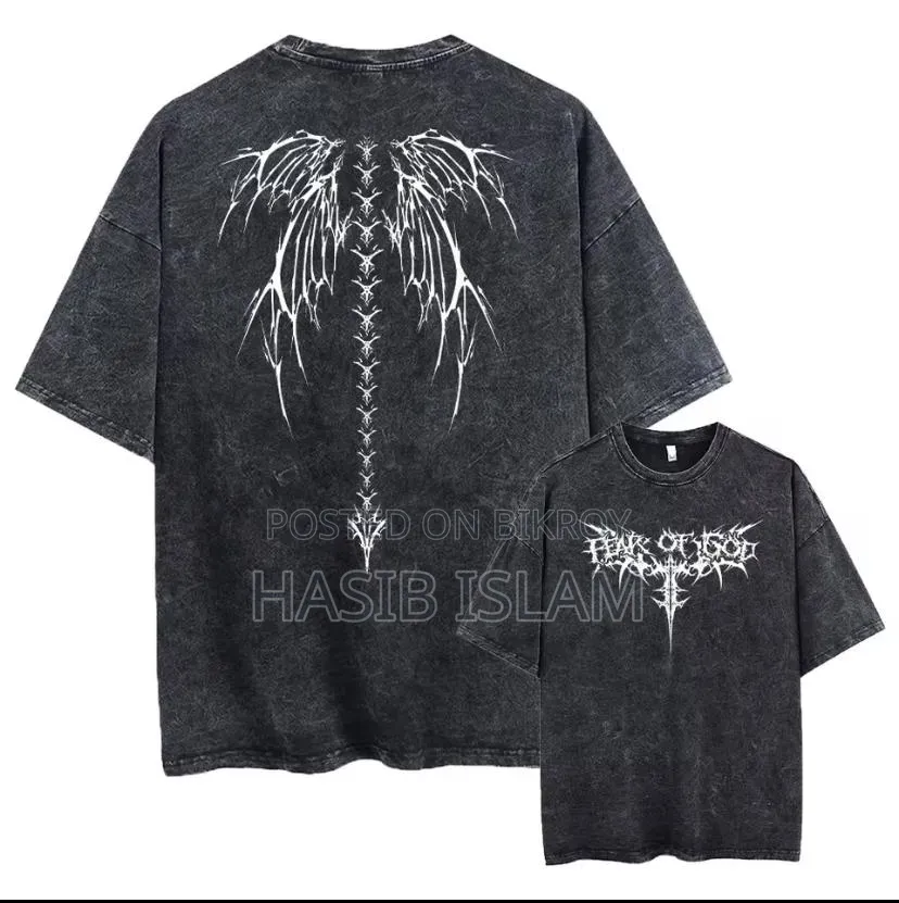 Premium Acid Wash Drop Shoulder T-Shirt