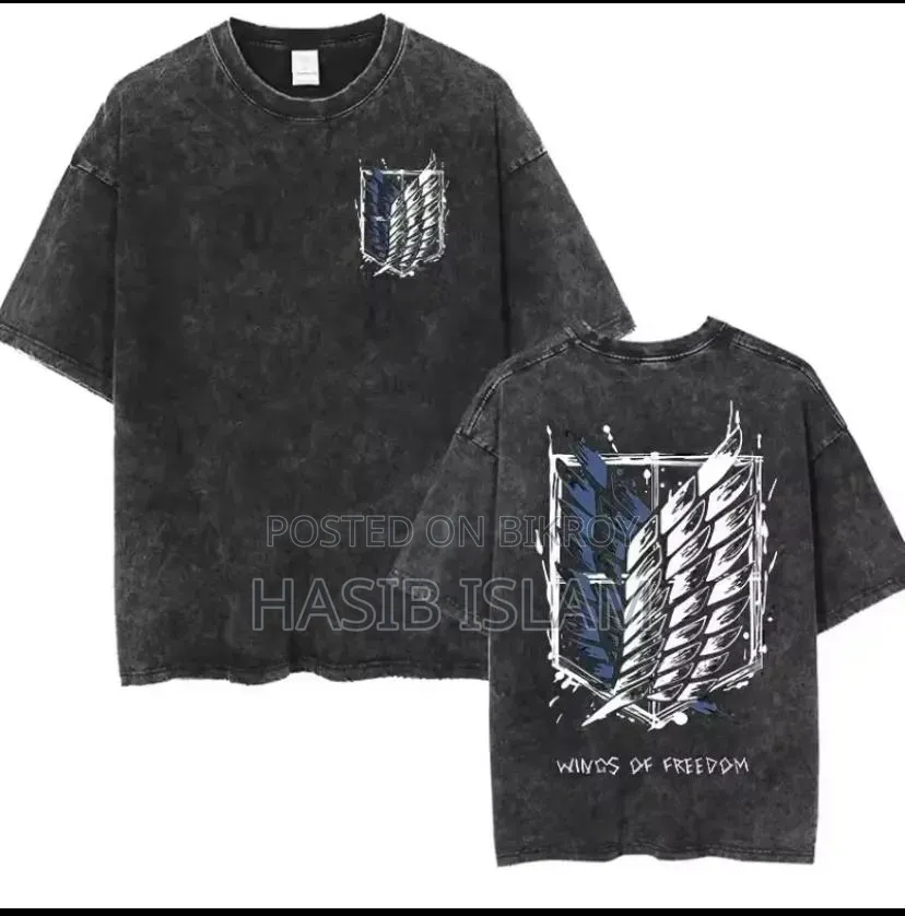 Premium Acid Wash Drop Shoulder T-Shirt