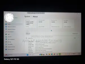 ল্যাপটপ লেনোভো থিংকপ্যাড টি৪৭০এস ৮জিবি ইন্টেল কোর আই৫ এসএসডি ২৫৬জিবি