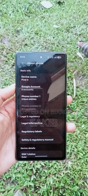 Google Pixel 6 128 GB White