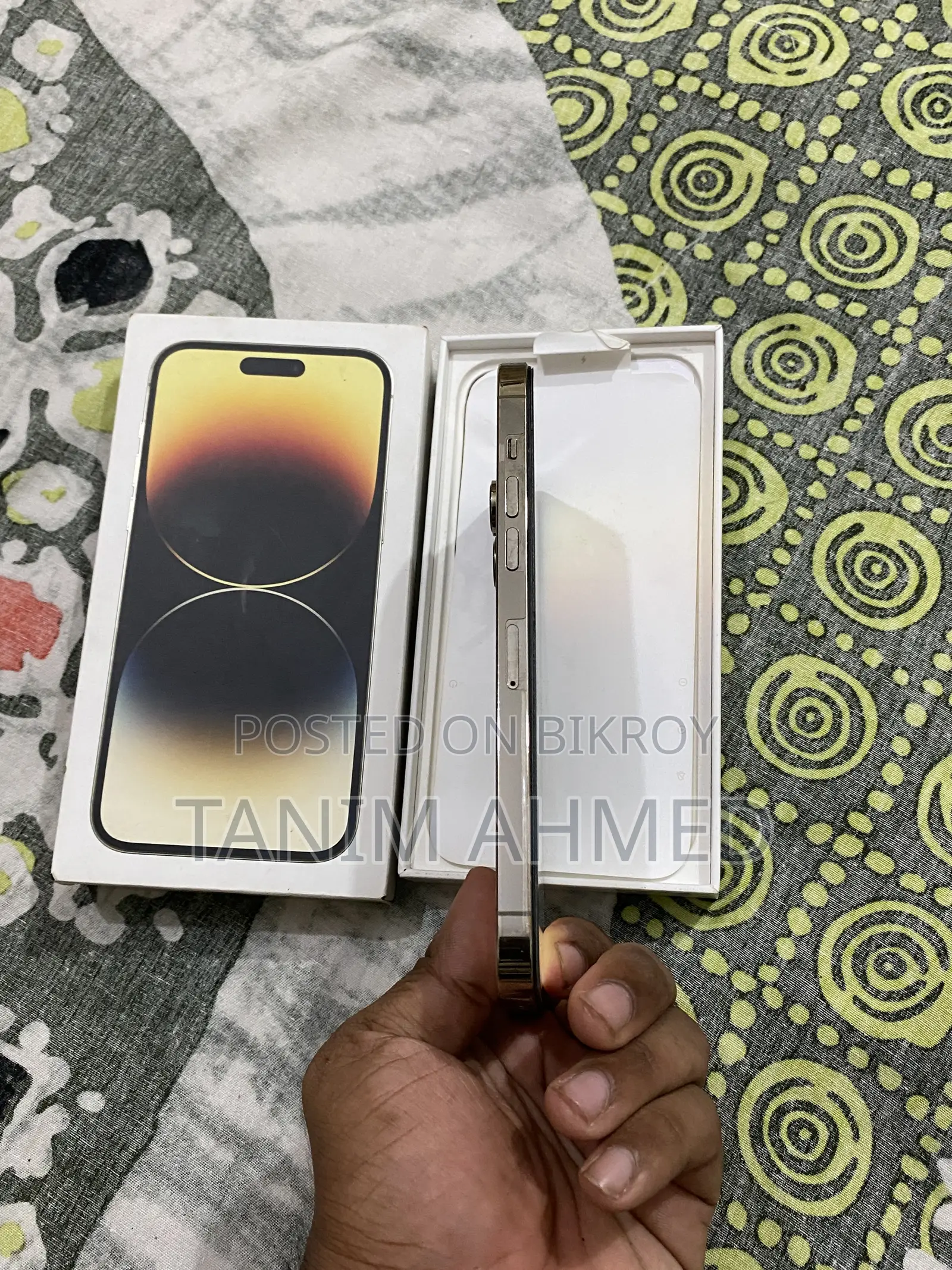অ্যাপল আইফোন ১৪ প্রো ম্যাক্স ২৫৬ জিবি গোল্ড