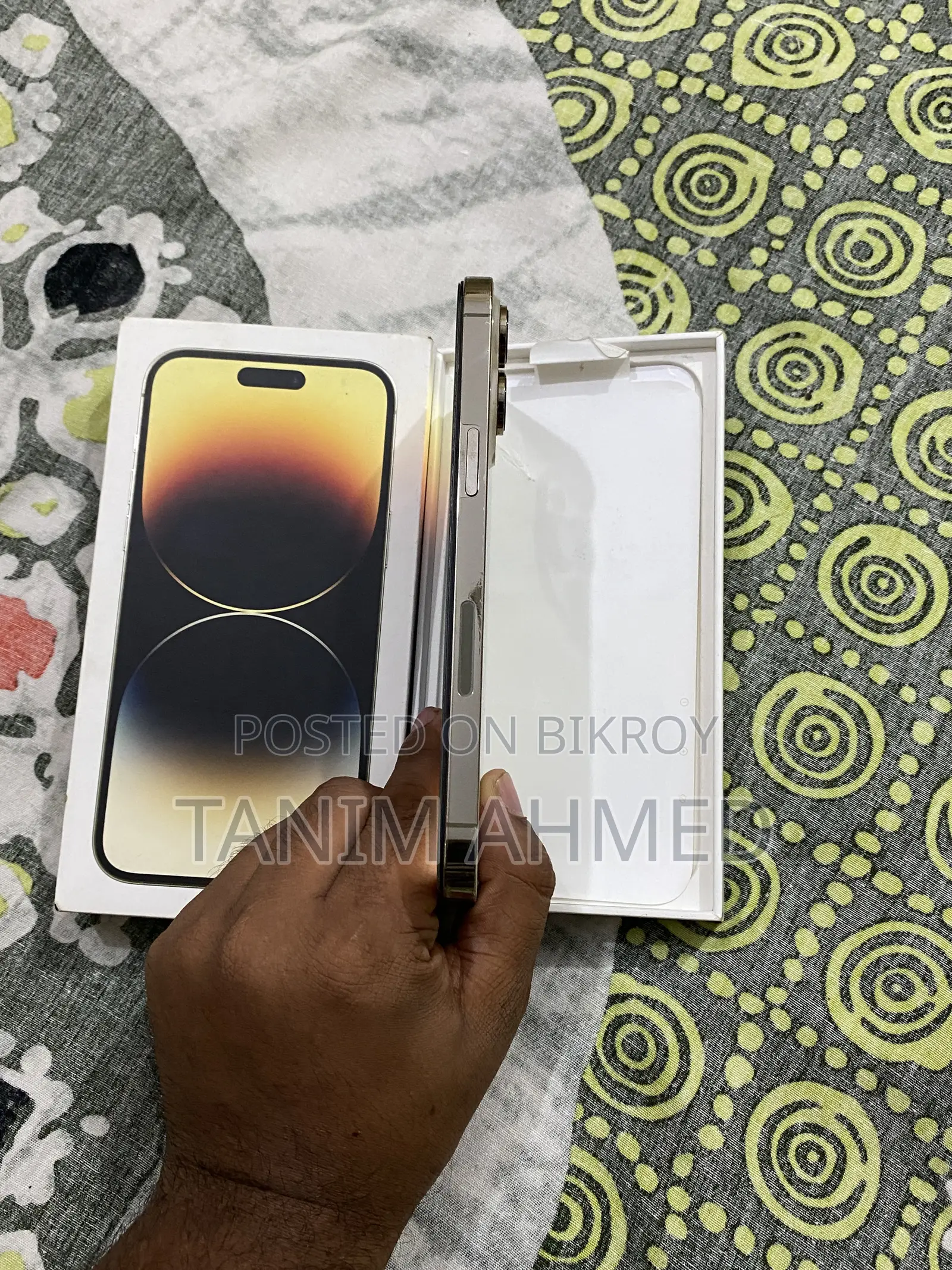 অ্যাপল আইফোন ১৪ প্রো ম্যাক্স ২৫৬ জিবি গোল্ড