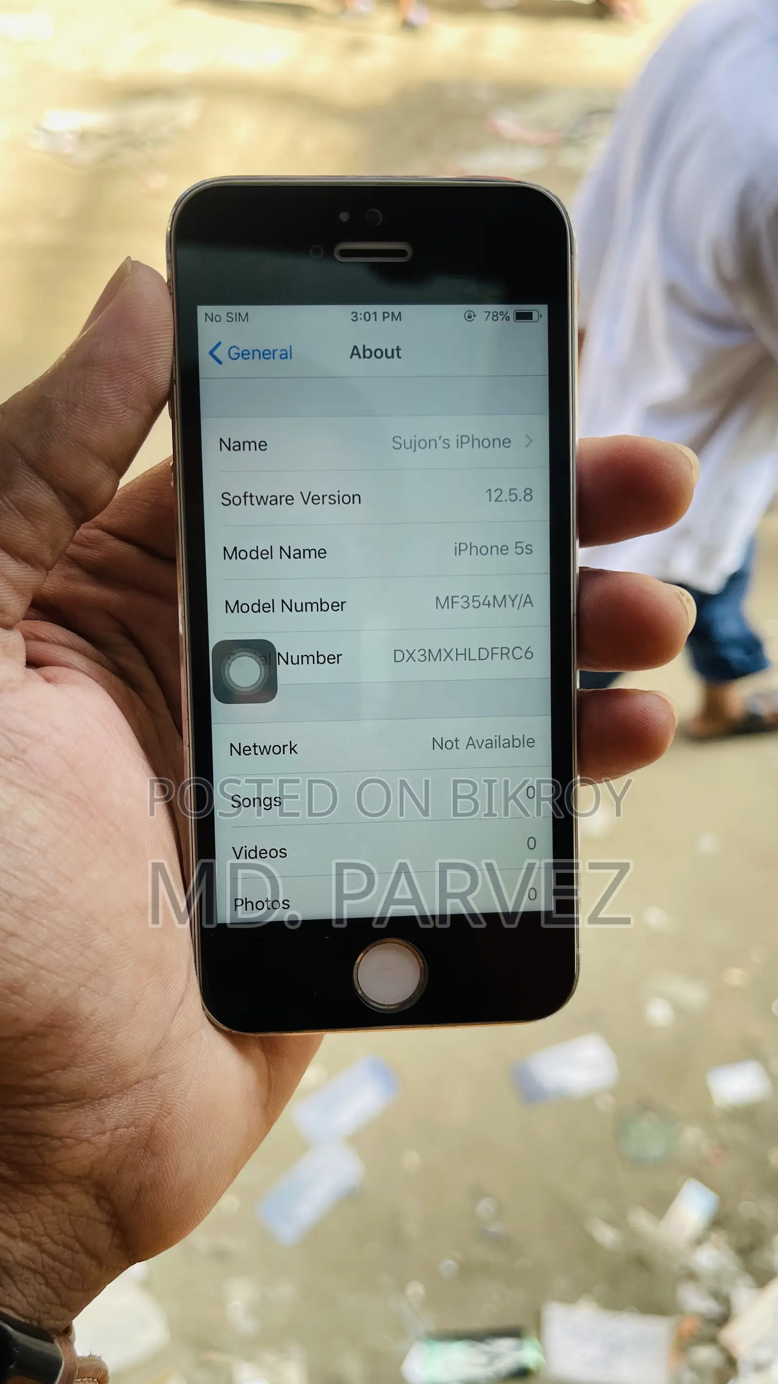 Apple iPhone 5s 16 GB White