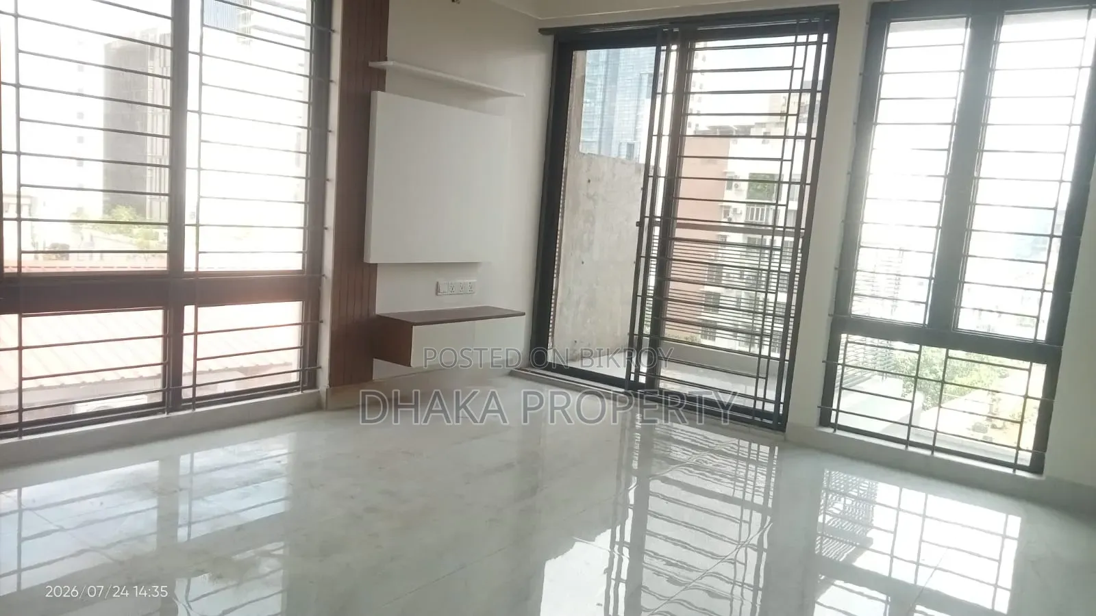 গুলশানে ৪ বেডরুমের অ্যাপার্টমেন্ট ভাড়ার জন্য