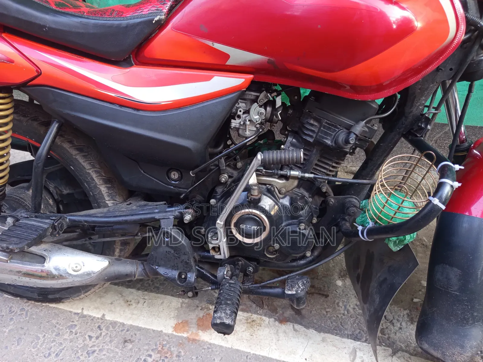 Bajaj Platina 110 ABS 2022 Red