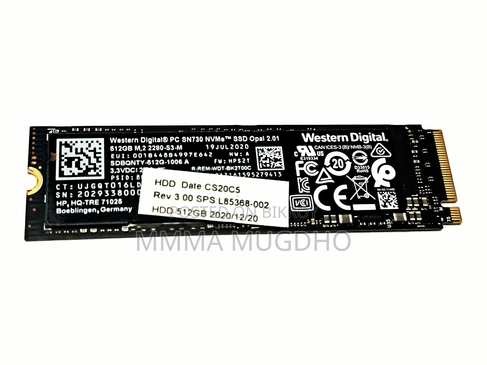 SSD 512GB (95% Health)