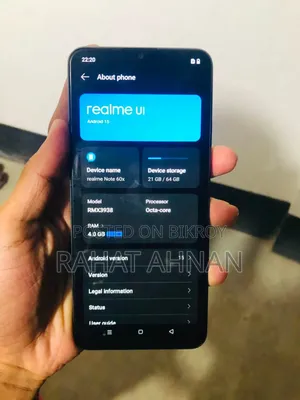 Realme Note 60x 64 GB Black