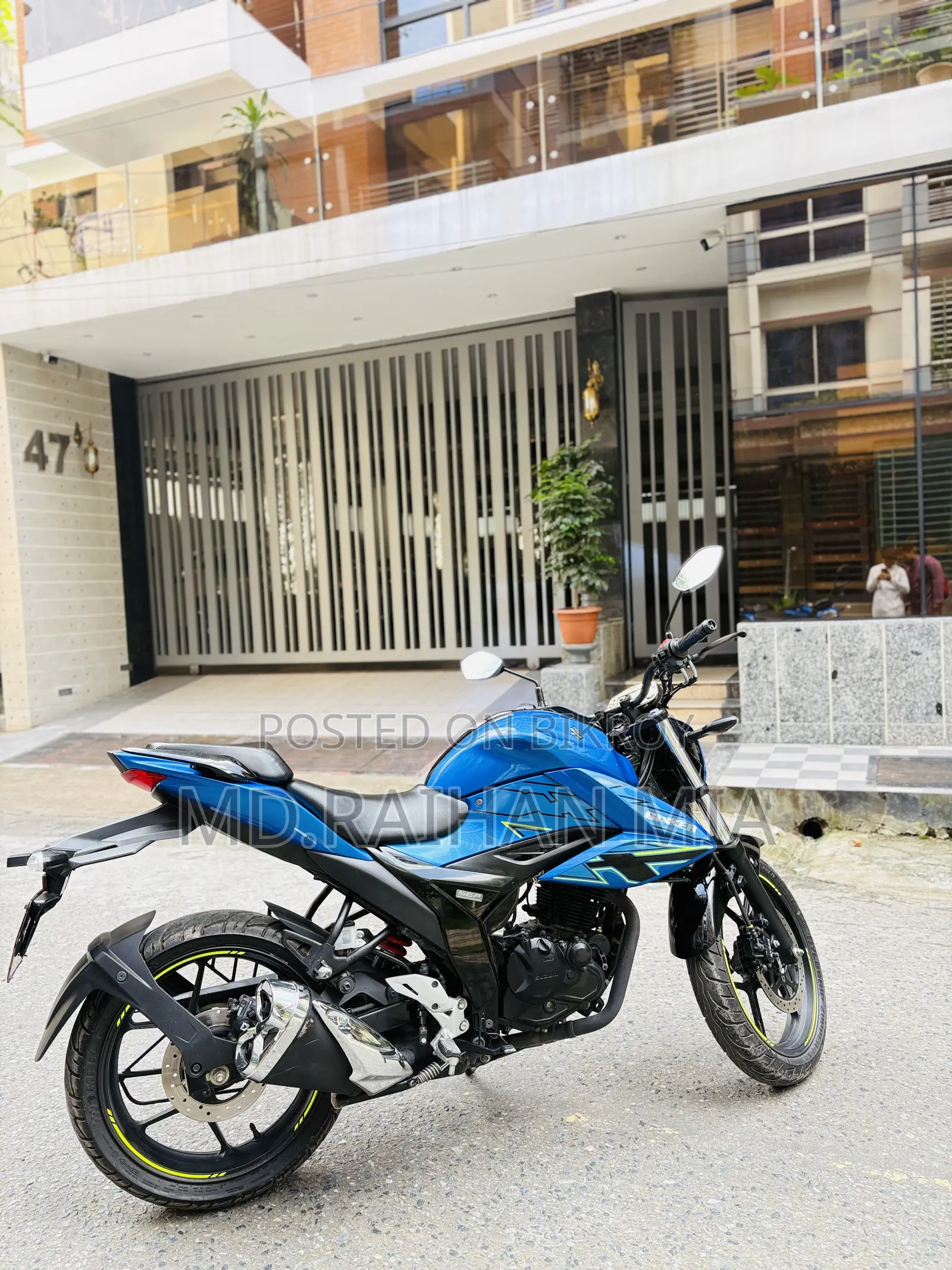 Suzuki Gixxer 2024 Blue