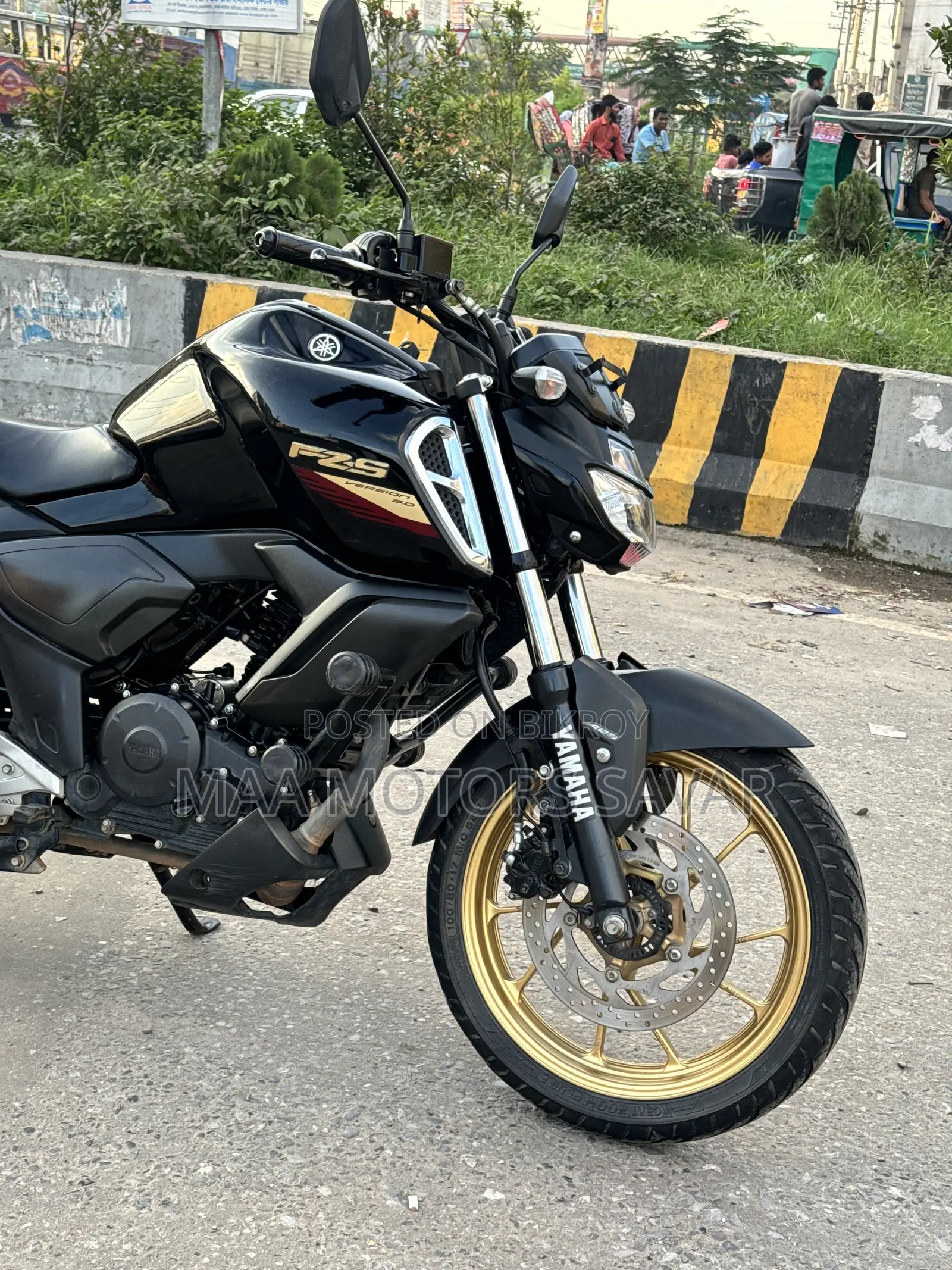 ইয়ামাহা এফজেডএস ভি৩ ২০২৩ ব্ল্যাক
